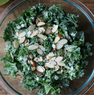 Earth Day Kale Salad with Lemon Dressing Recipe
