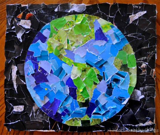 Make an Earth Day Collage Craft