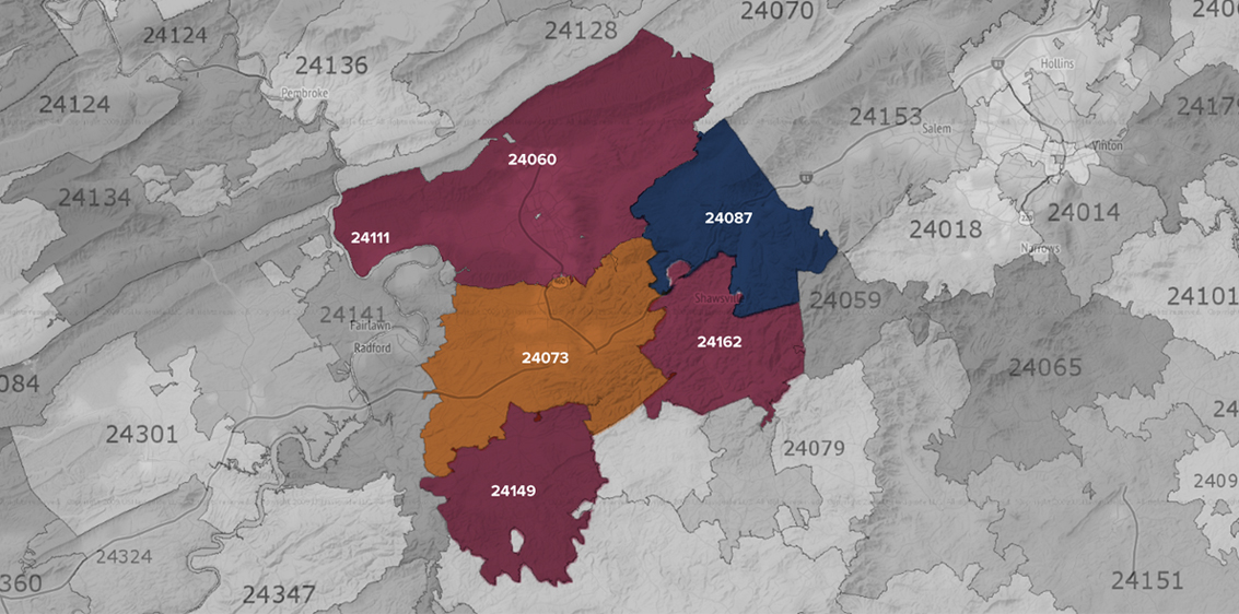 zipcode map