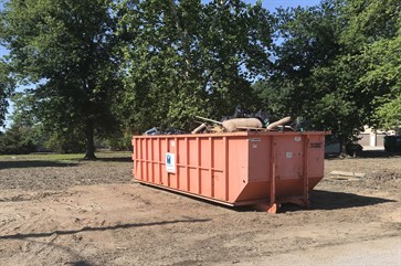 Flood cleanup rolloff