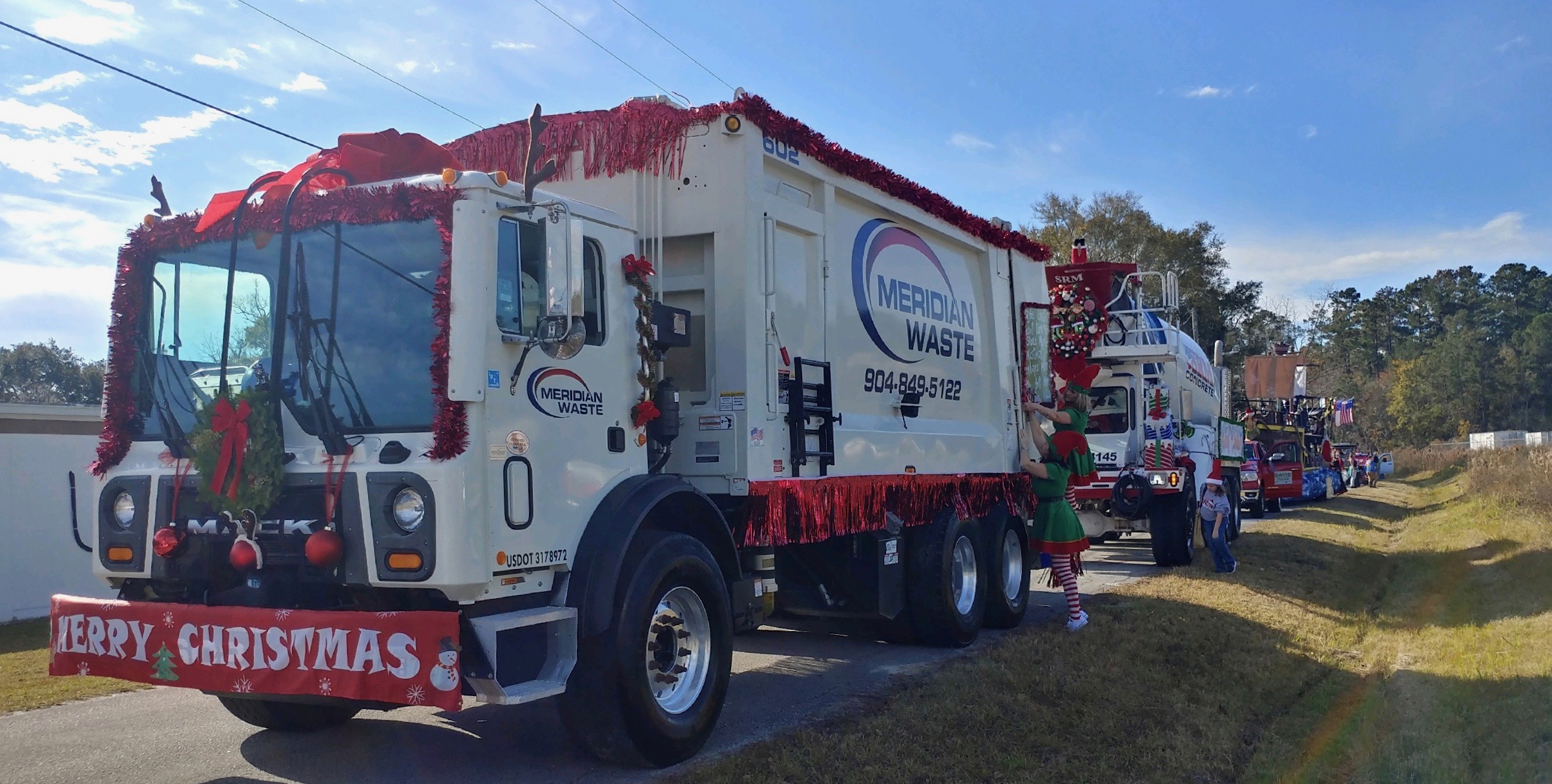 Meridian Waste story Callahan Christmas Parade