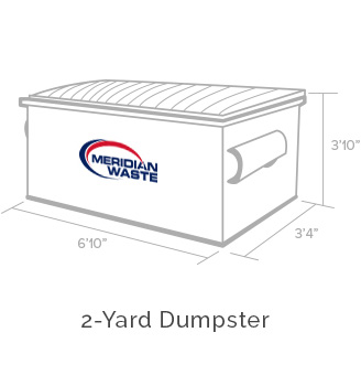 2 yard front load dumpster