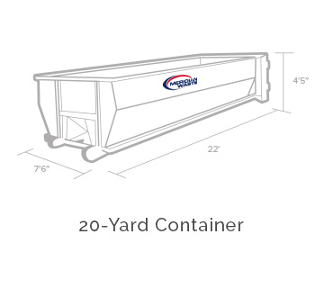 20-Yard Roll-Off Dumpster