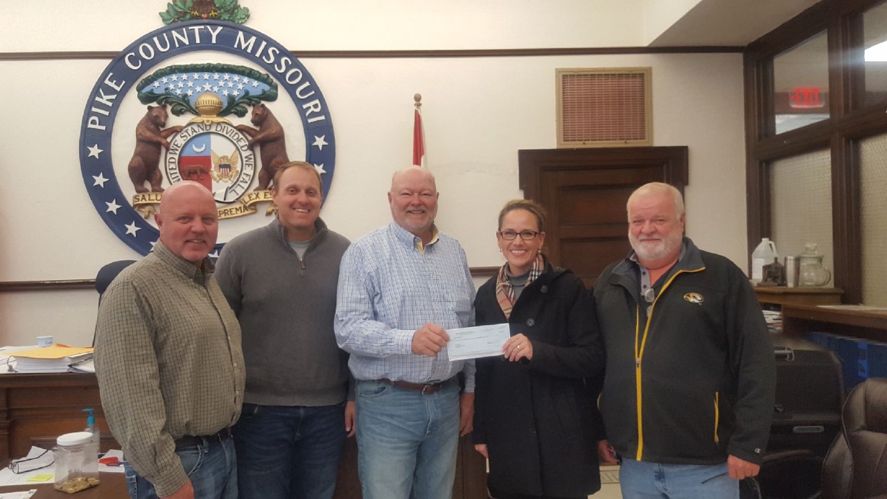 Halloween Treats come in many forms - Pike County Quarterly Host Fee Check Presentation