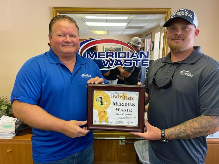 BEST TRASH COMPANY IN NASSAU’S READERS CHOICE 2021: MERIDIAN WASTE