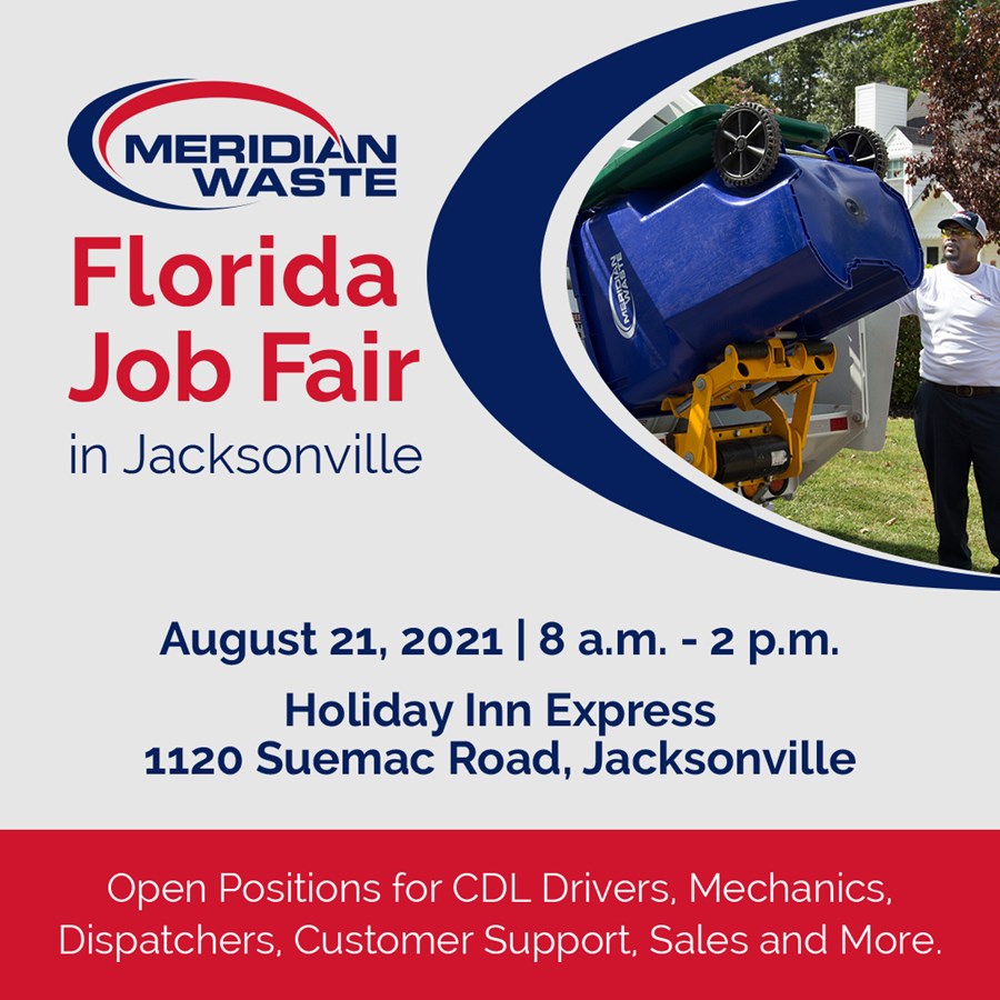 Meridian Waste Florida Holds Jacksonville Job Fair with On-Site Hiring