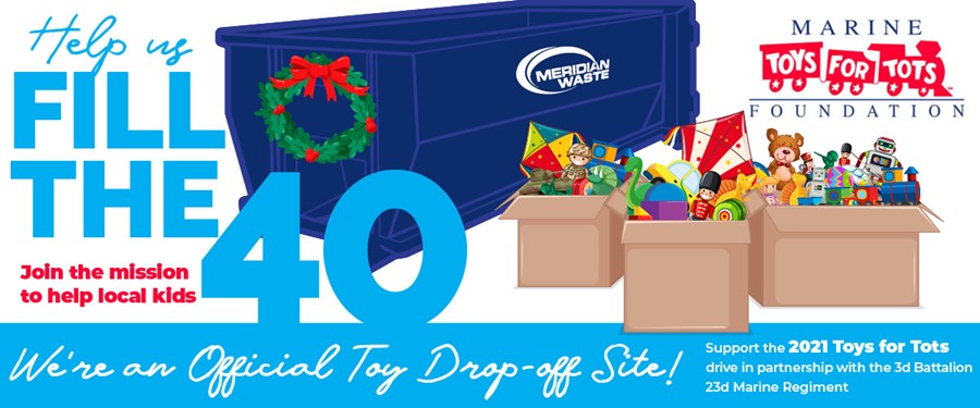 Meridian Waste Missouri Collects for Toys for Tots