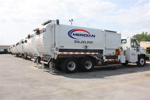 Meridian Waste Solutions Trucks