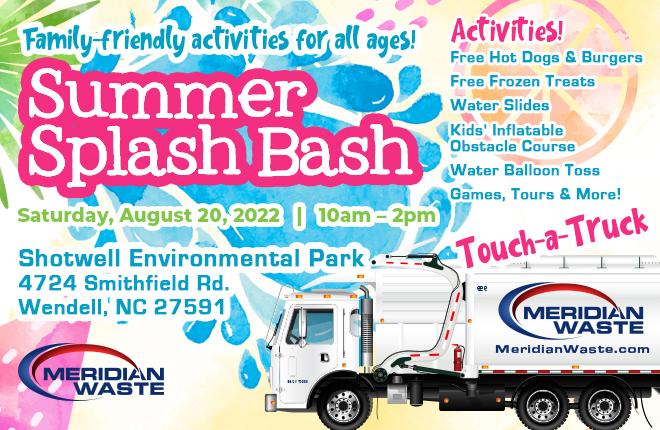 The Meridian Waste Shotwell Environmental Park  ‘Summer Splash Bash’ returns in August