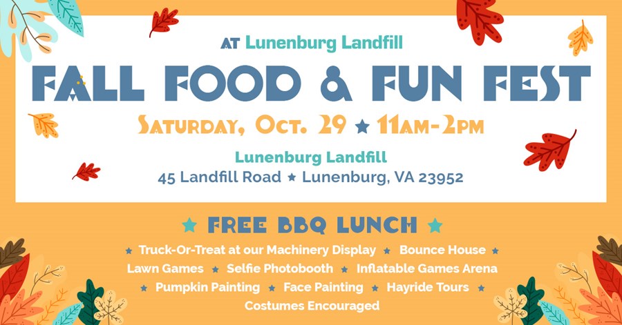 Lunenburg Landfill Hosts Fall Food & Fun Fest 2022
