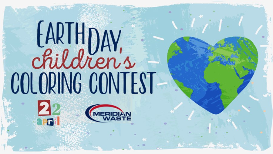 Brightening the World! Meridian Waste Announces Its 4th Annual Children’s Earth Day Coloring Contest Winners.