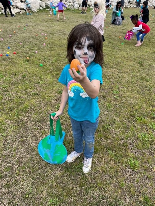 Girl With Candy Filled Egg