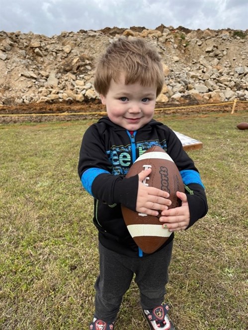 Boy With Football