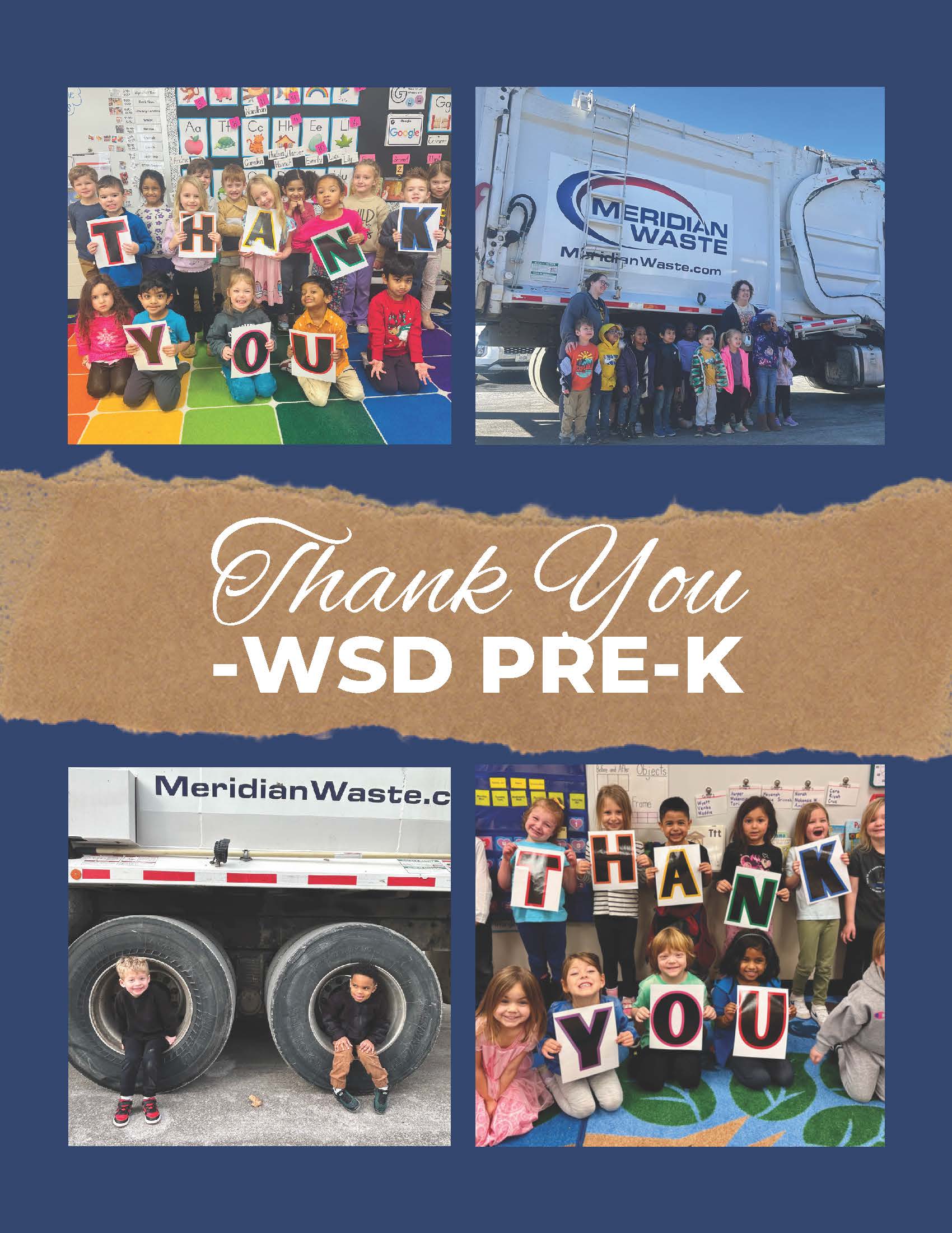 Wentzville Elementary Students LOVED Learning More About Meridian Waste's Garbage Truck and Getting to See it in Action