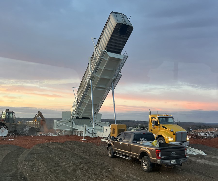 Meridian Waste’s Lunenburg Landfill Receives A New Toy!