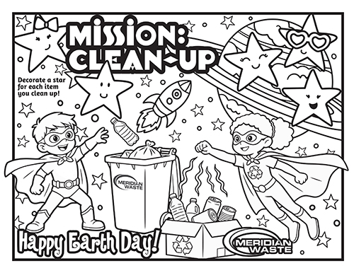 Ages 5-7 Coloring Template