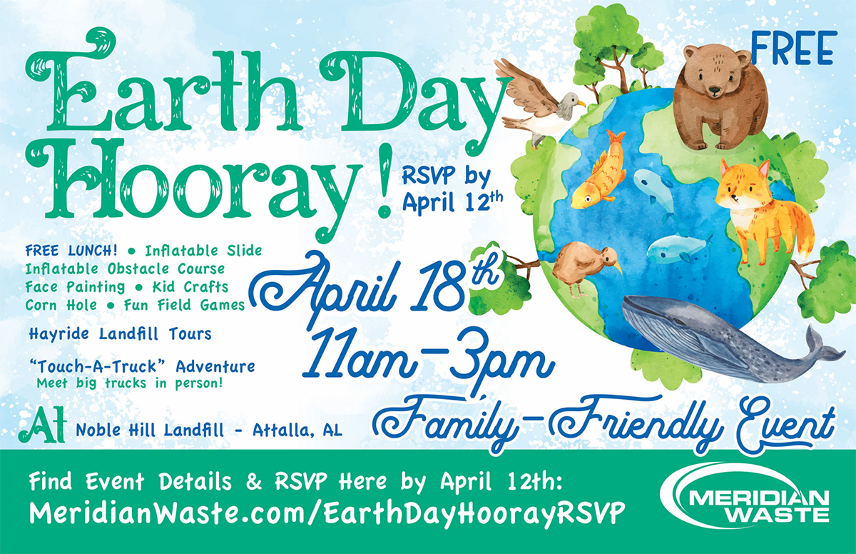 Meridian Waste Invites the Community to Celebrate Earth Day on April 18