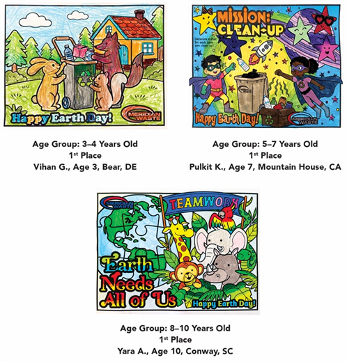 Meridian Earth Day Winners 2026
