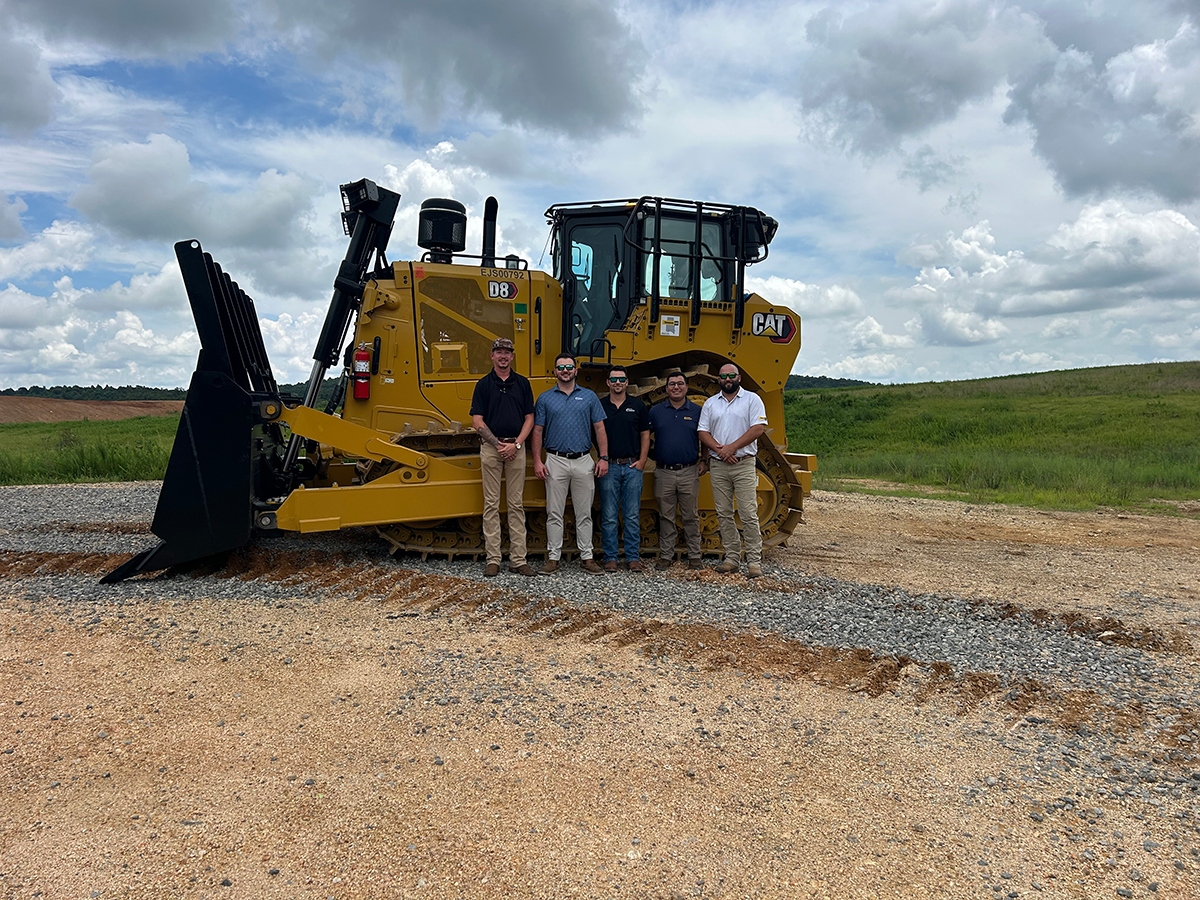 Noble Hill Landfill Welcomes New CAT D8 Dozer