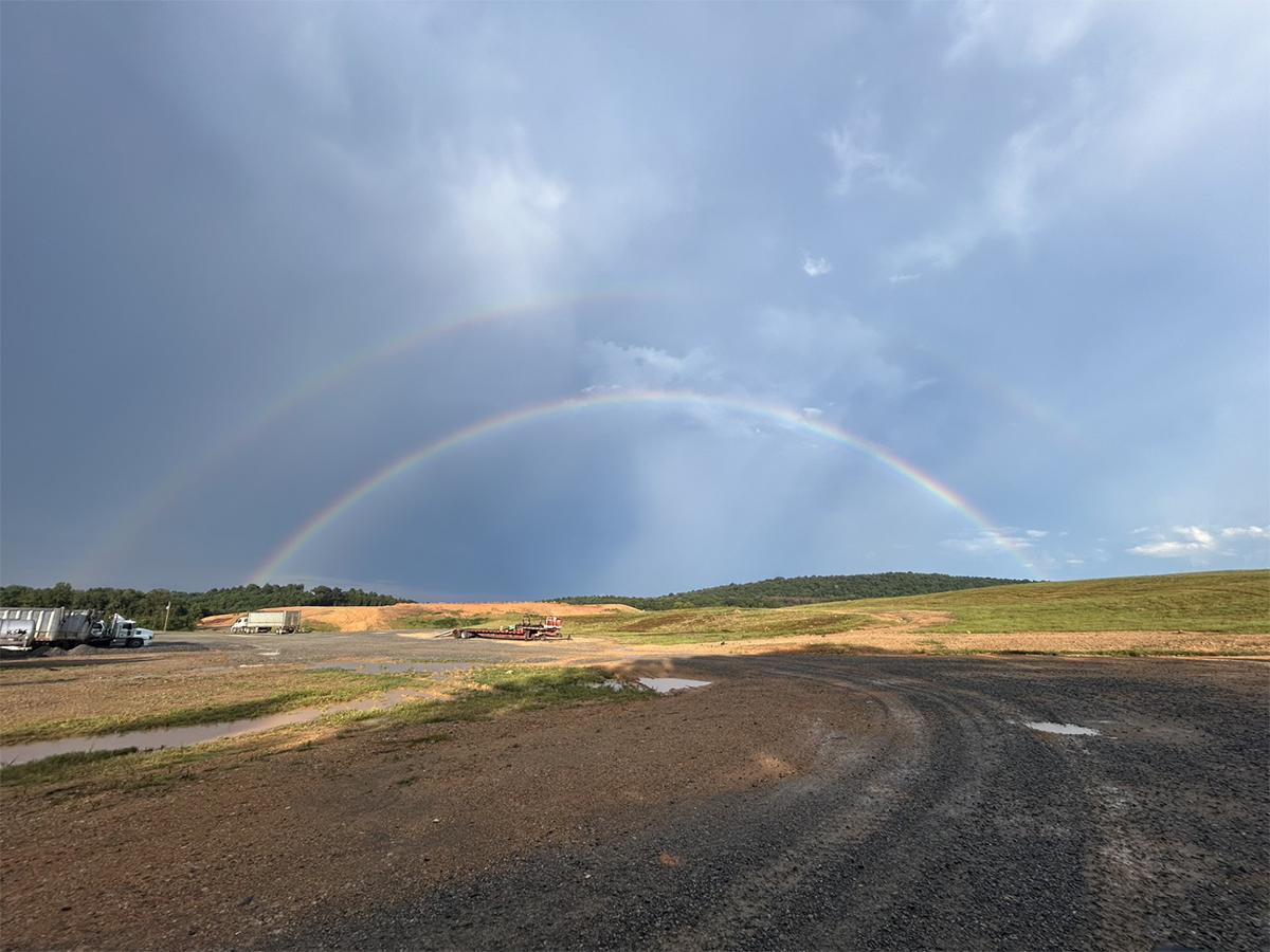 Mother Nature put on quite a show over Meridian Waste’s Noble Hill MSW Landfill in Alabama, and we couldn’t resist sharing the view.