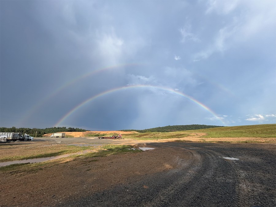 Mother Nature put on quite a show over Meridian Waste’s Noble Hill MSW Landfill in Alabama, and we couldn’t resist sharing the view.