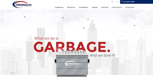Meridian Waste Homepage