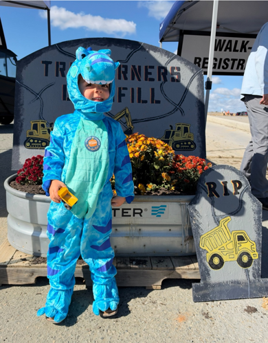 Tri Corner Landfill Pumpkin Patch Dinosaur Costume