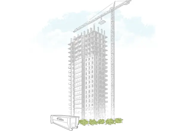 Line Art Construction Site