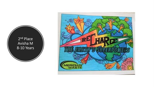 2nd place coloring page by Avisha M