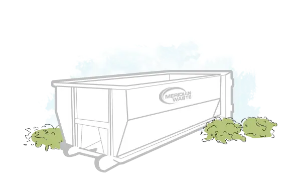 Line Art Dumpster